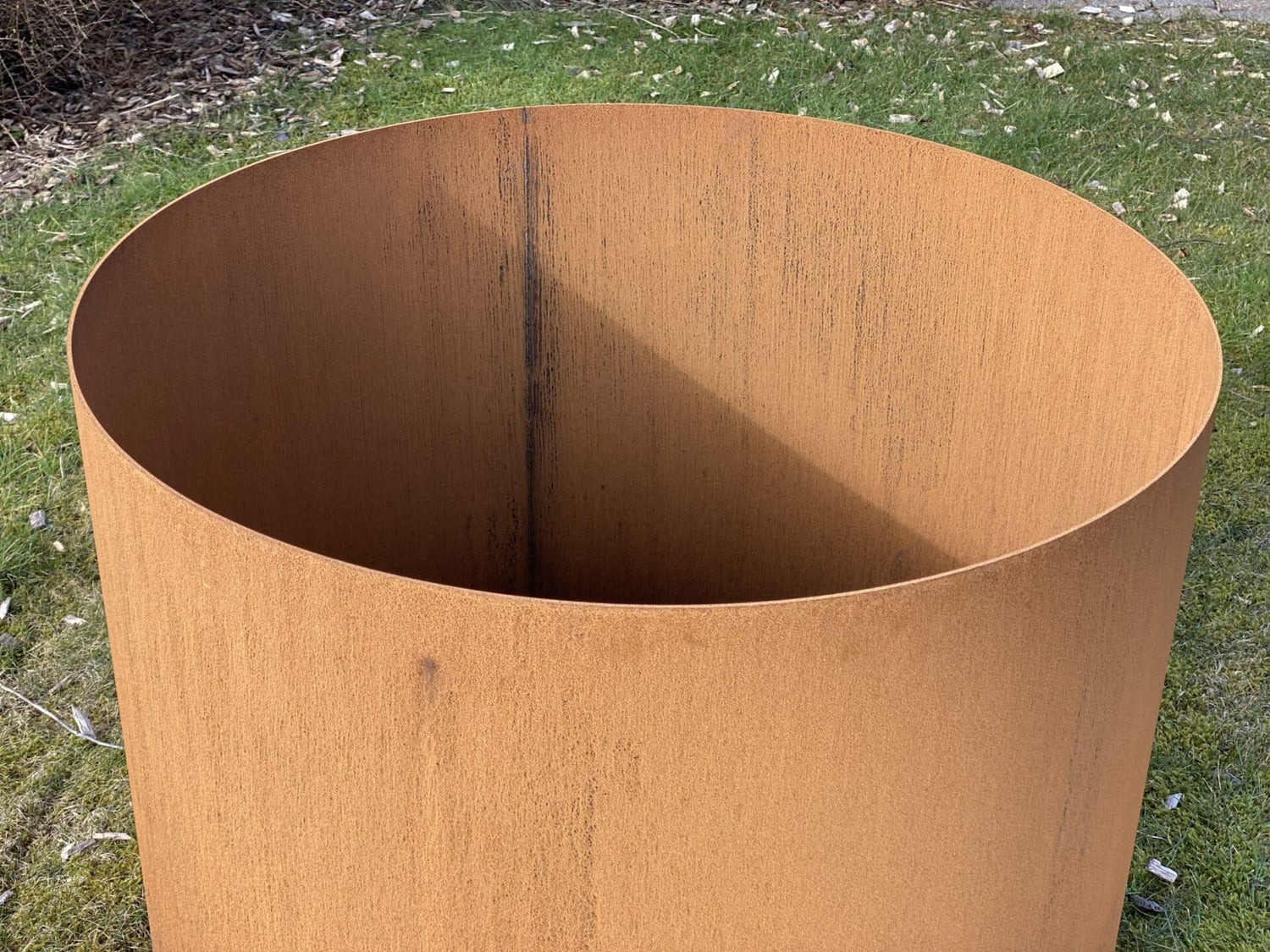 Rundt Højbed i Corten Stål