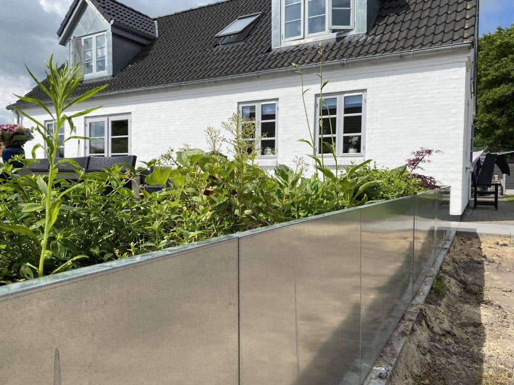 Rektangulært højbed - Galvaniseret stål 60 cm høj