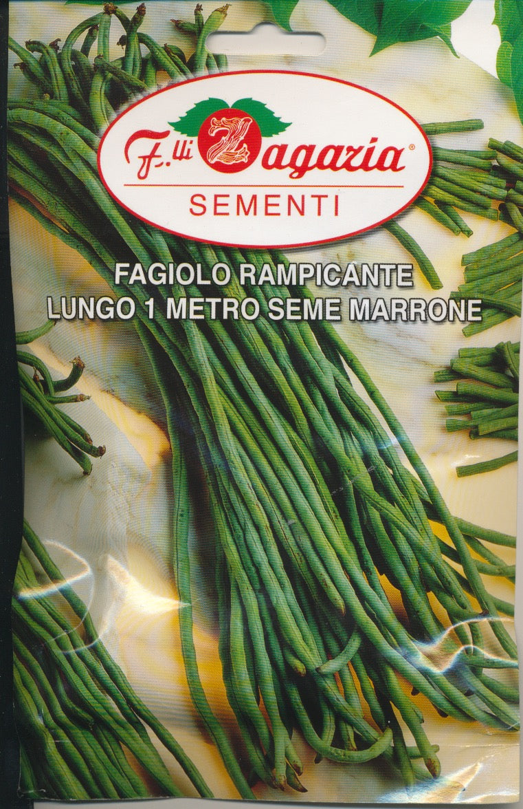 Bønne, Stang, Meterbønne - Lungo 1 metro seme Marrone - 100 gram