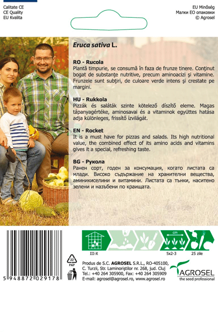 Rucola - Rocket - mikro grønt - PG8