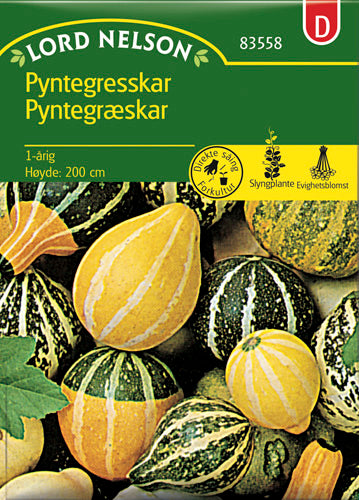 Pyntegræskar, bl. sorter