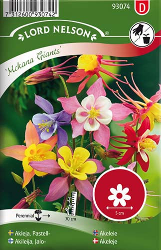 Akeleje, Have-, Mckana Giants, bl.farver