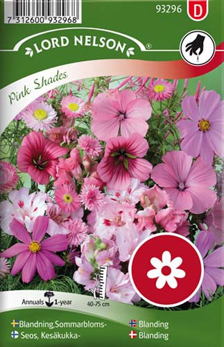 Blanding, Sommerblomster, rosa