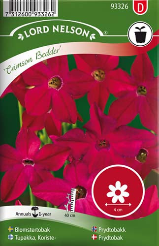 Prydtobak, Crismson Bedder, rød