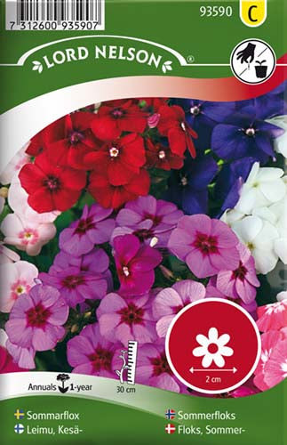 Sommerfloks, bl. farver