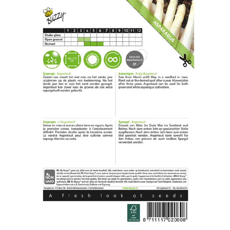 Asparges - Argenteuil - Asparagus officinalis
