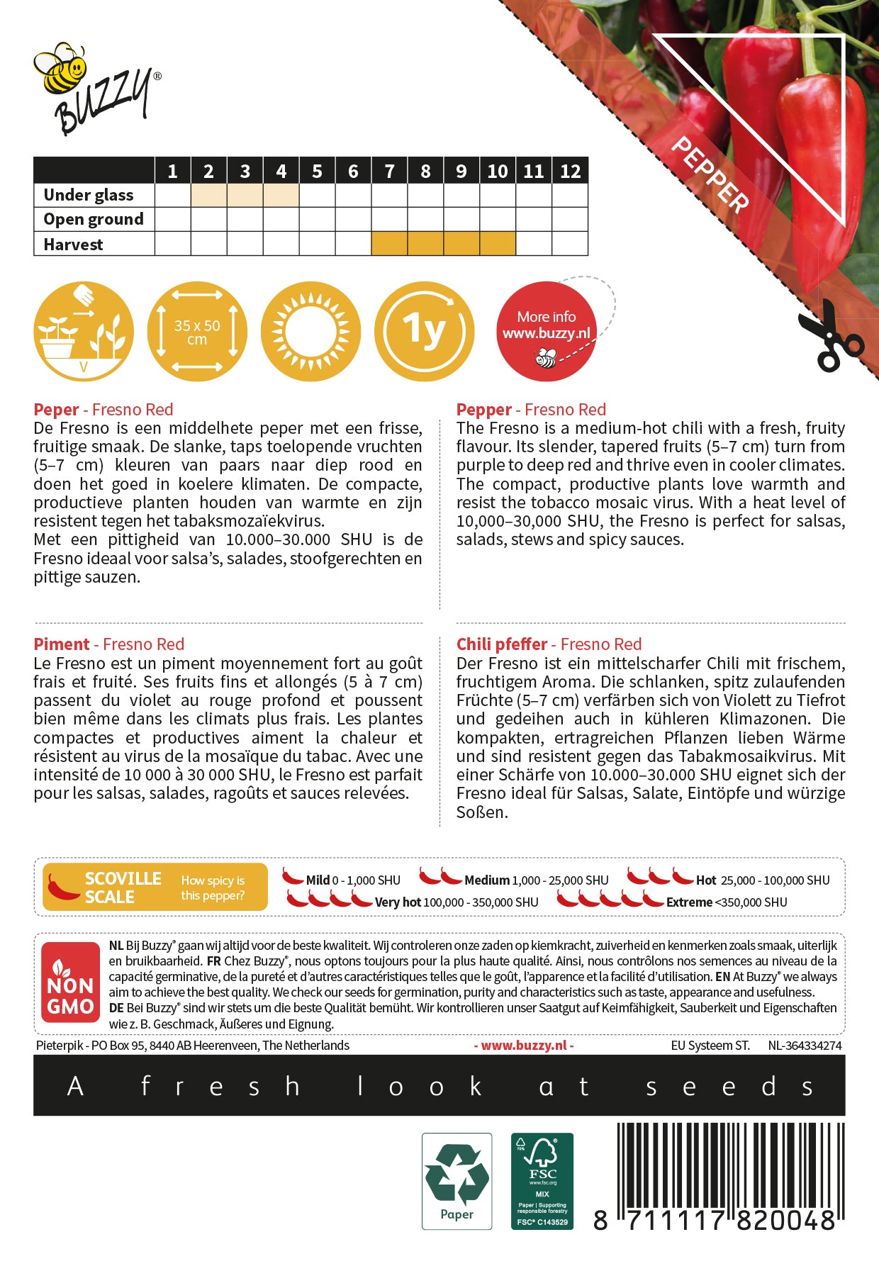 Fresno Rød - C.Annuum