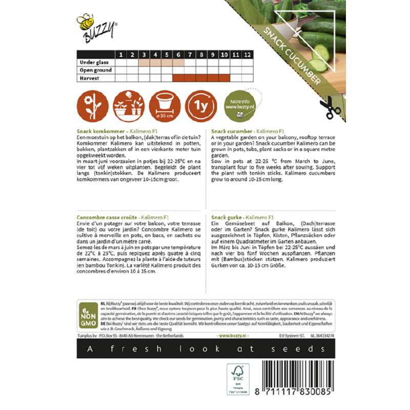 ASnack Agurk - Kalimero F1