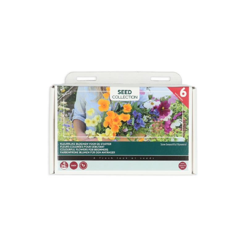 Frøbox - 6 blomster for begynder