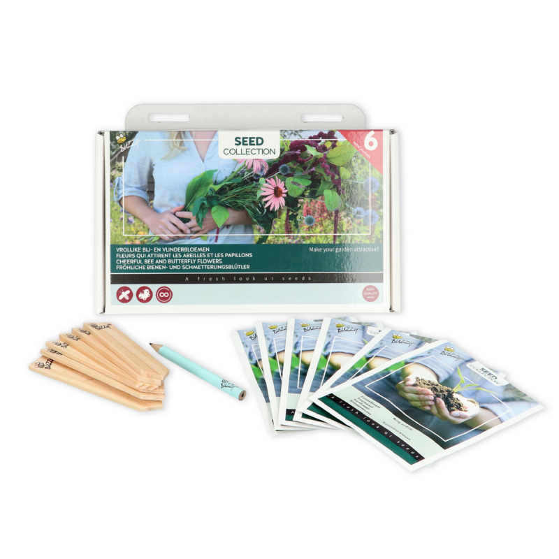 6 blomstersorter til bier og sommerfugle