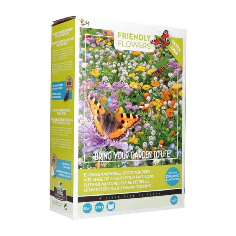 Blomsterblanding - XL - Sommerfugle  50m2
