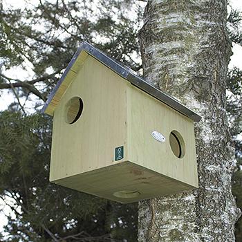 Egernhus med 3 huller og zink tag