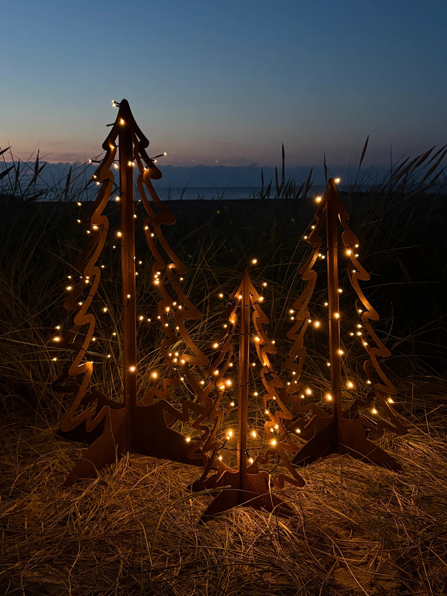 Juletræ i Corten Stål