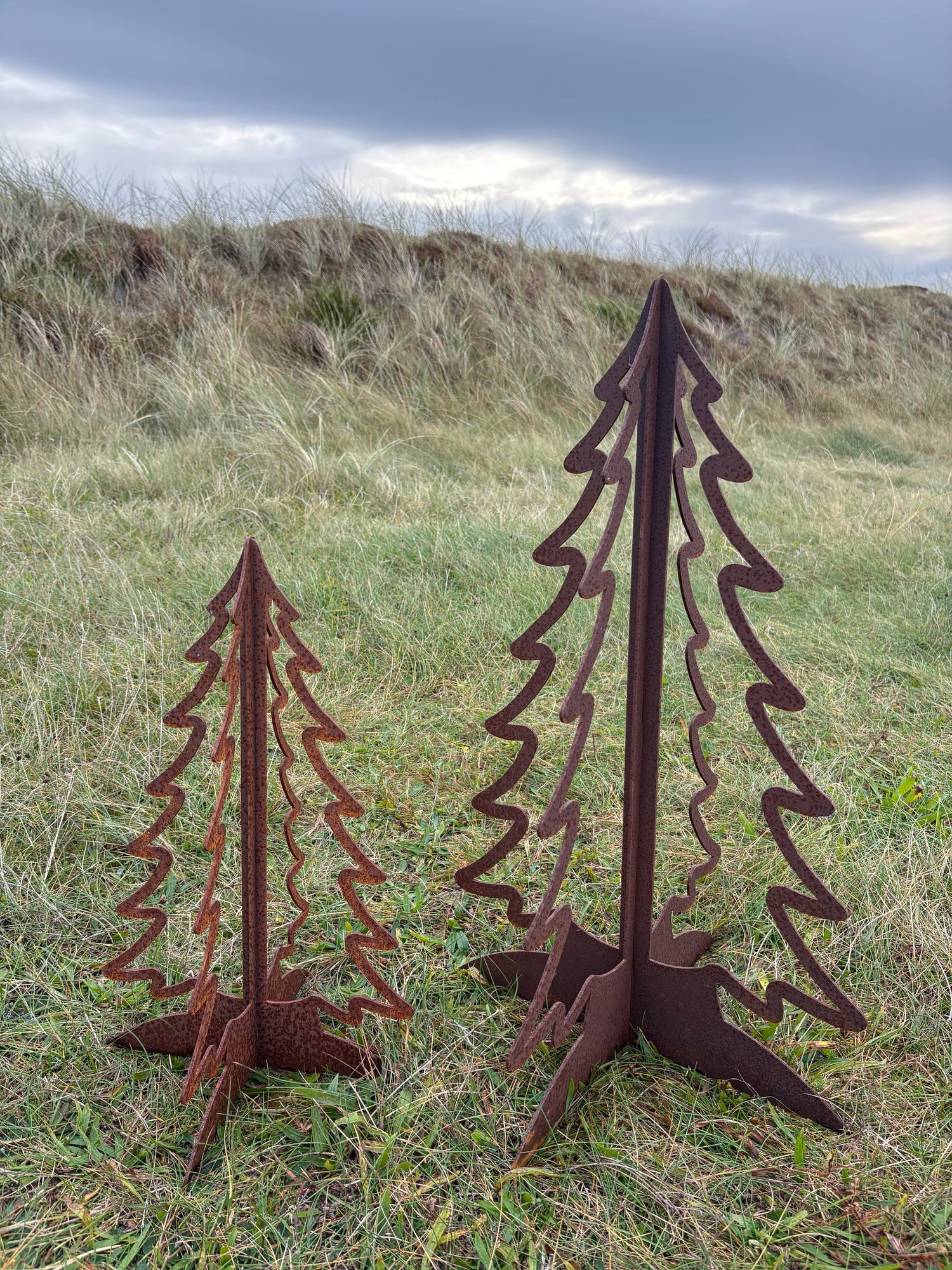 Juletræ i Corten Stål