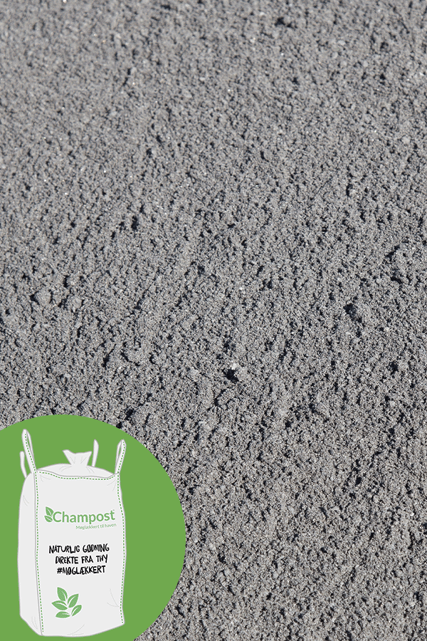 Stenmel - Sort - Bigbag