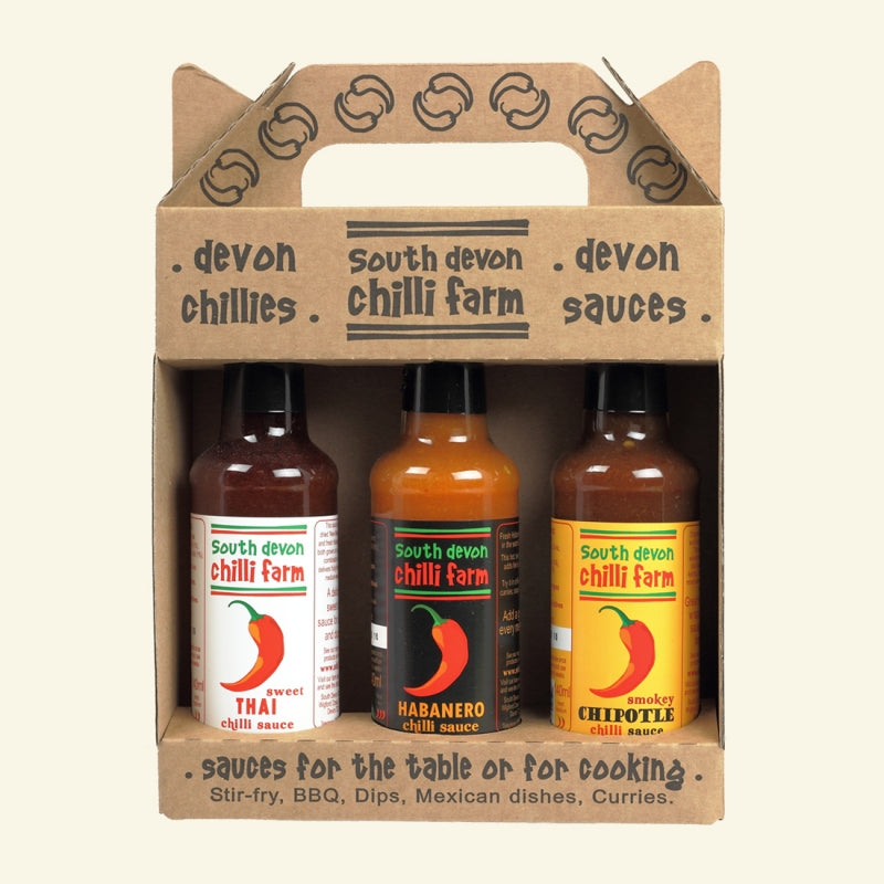 Chili Sauce Gaveæske 3x140ml