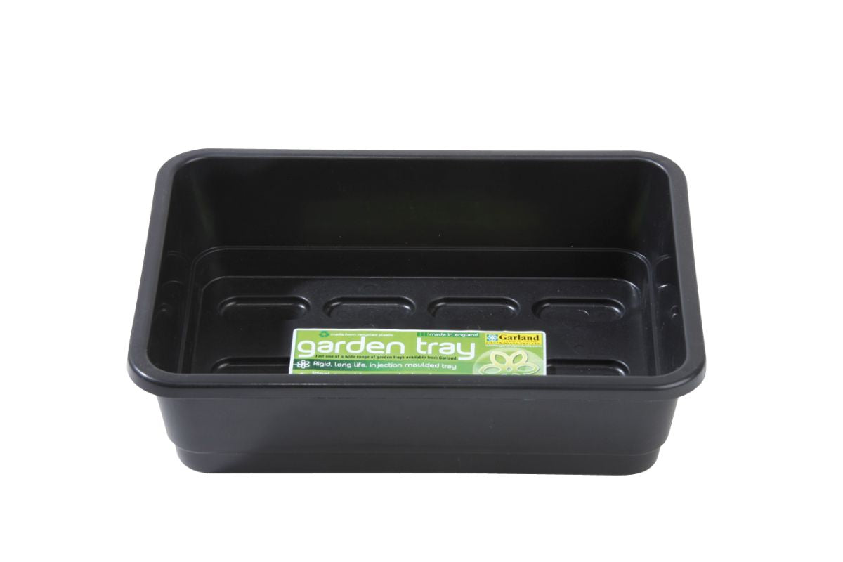 Sort plast bakke 23x17x6cm