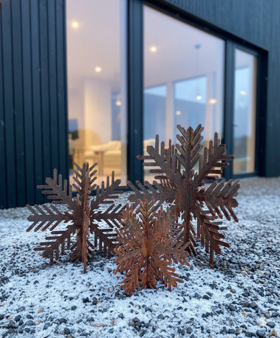 Snefnug i corten stål