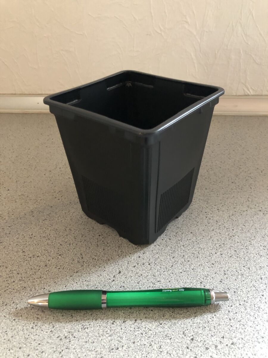 TEKU firkantet potte 11 x 11 x 12 cm vacuum