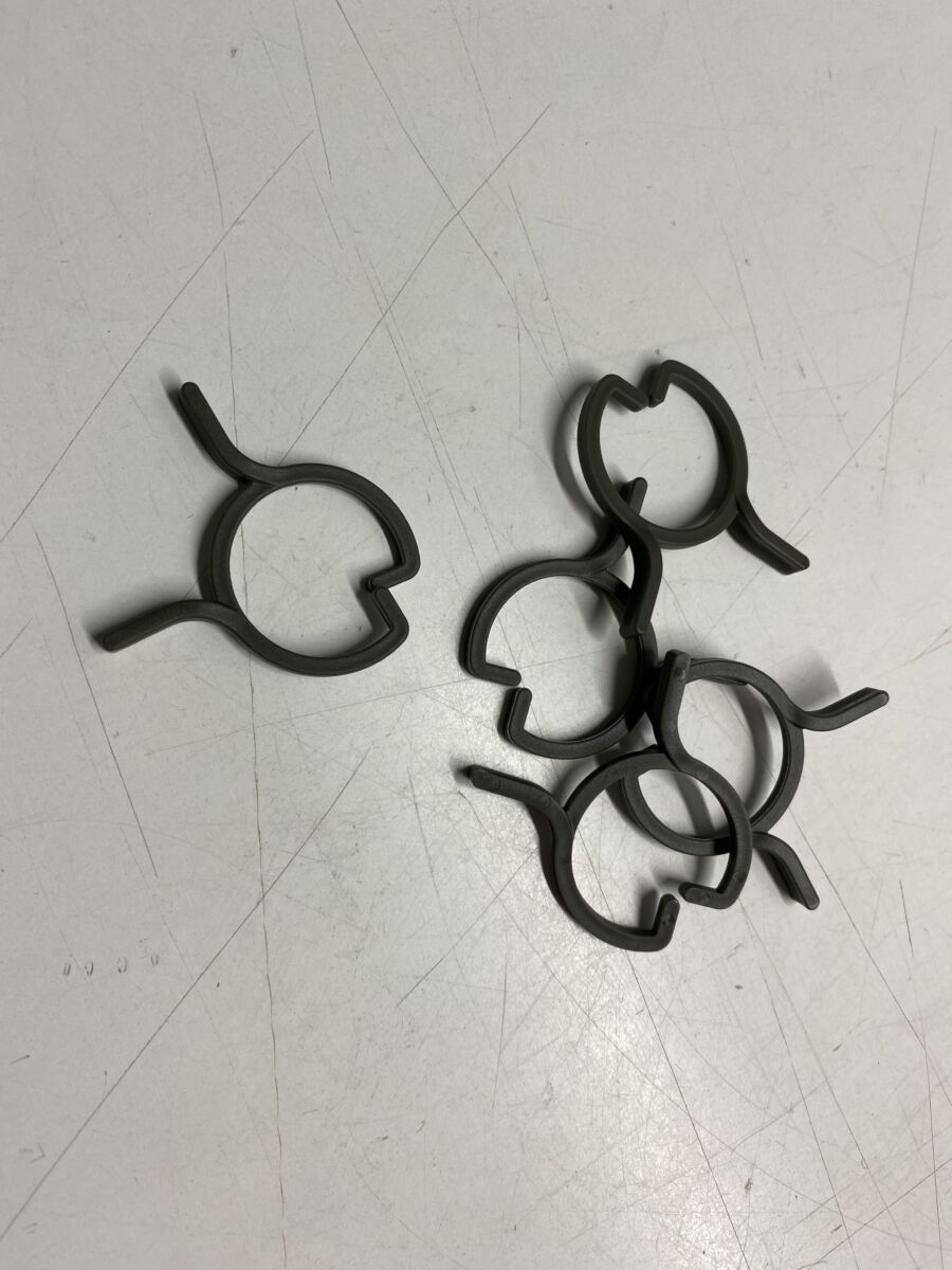 Plastclips til opbinding Grøn 25 mm