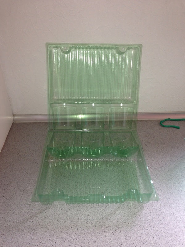 Blisterpack til 3 x 10 cm rund potte