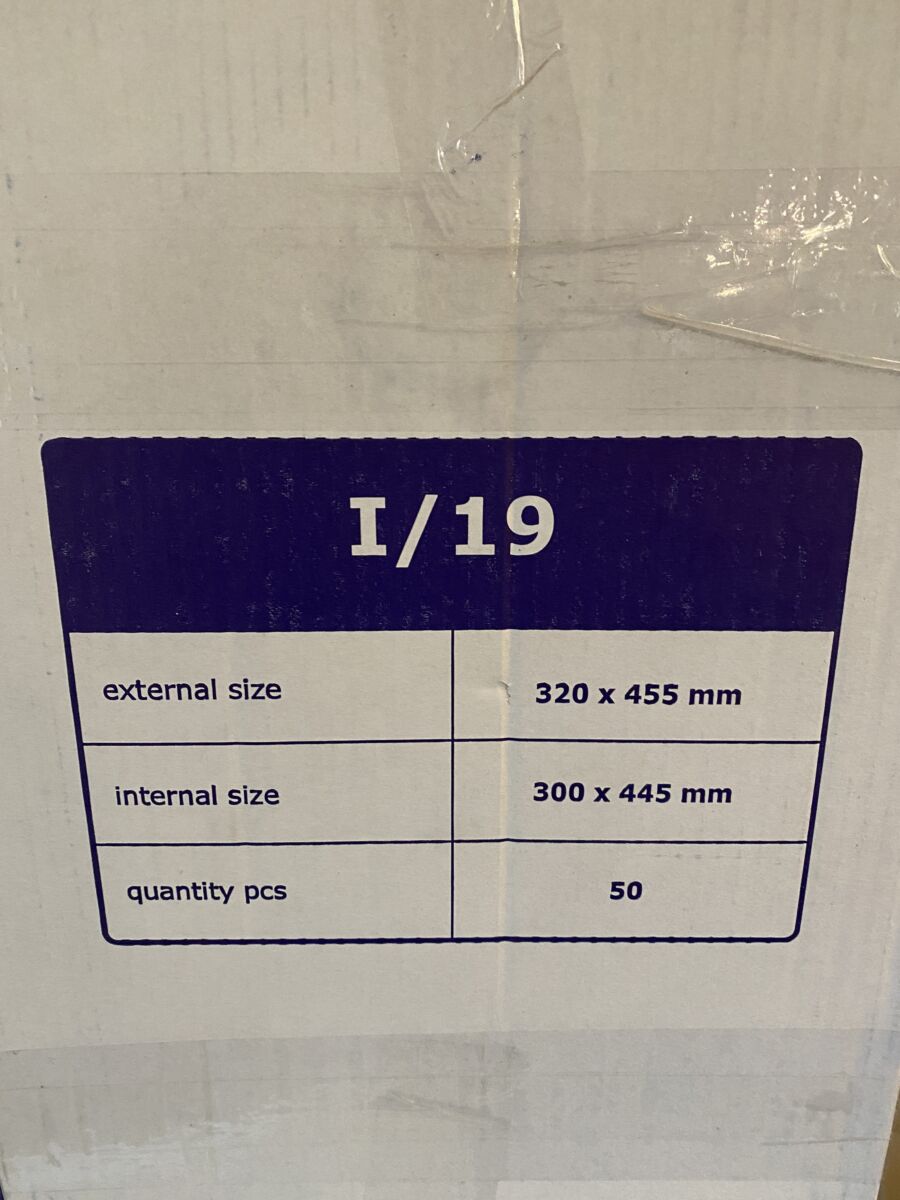 Boblekuverter I/19 - A3 - 50 stk