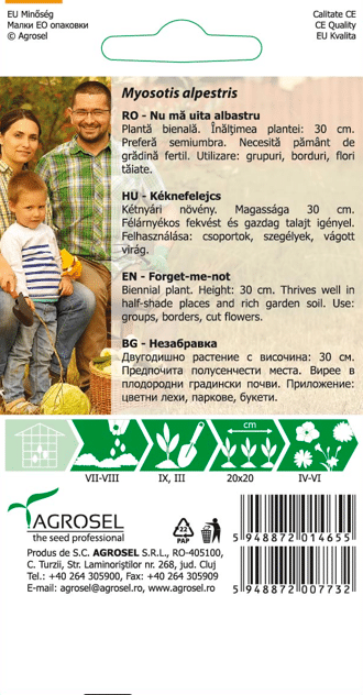 Forglemmigej - Myosotis alpestris