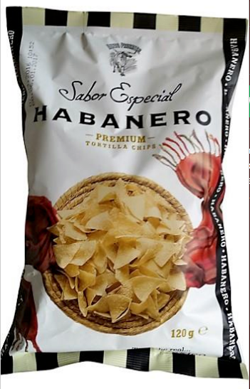 Tortilla Chips Habanero - 120 gr - !!mht. januar 2017