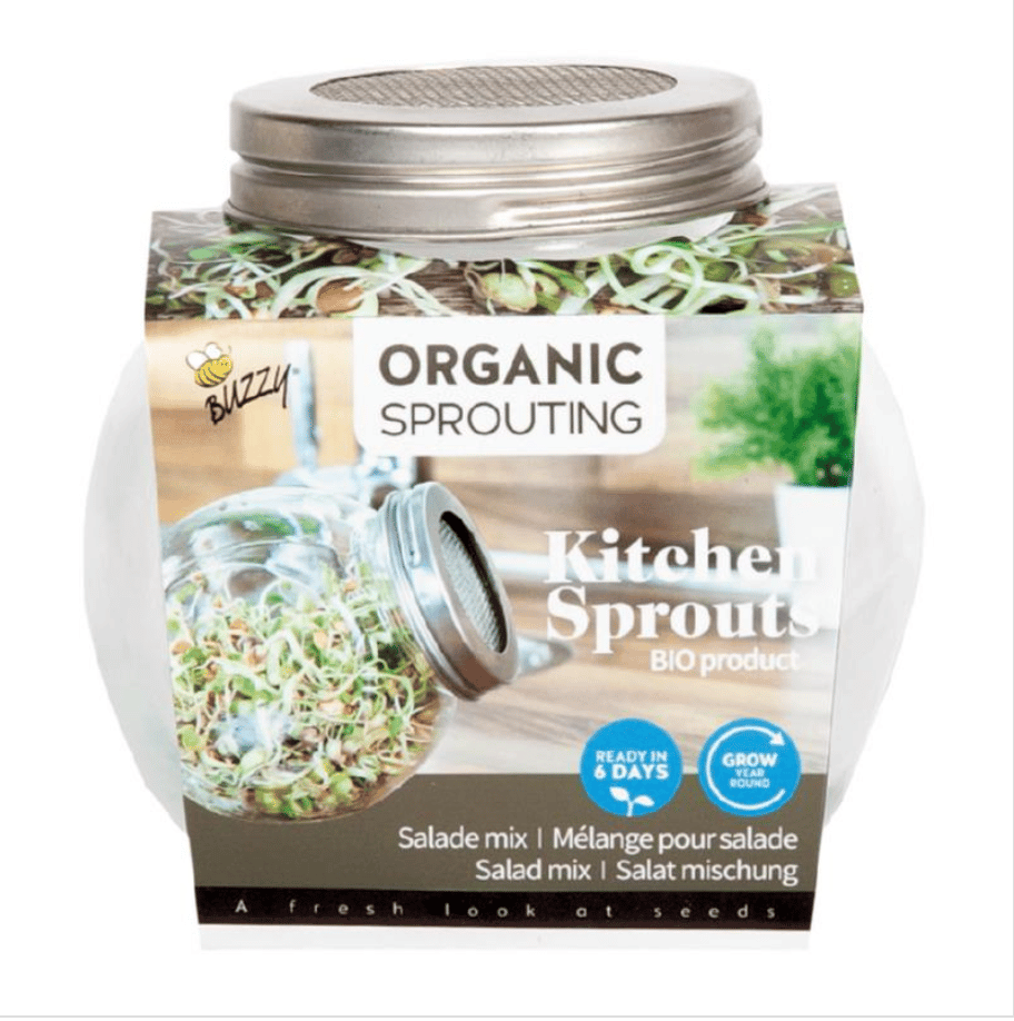 Spirekrukke med salatmix