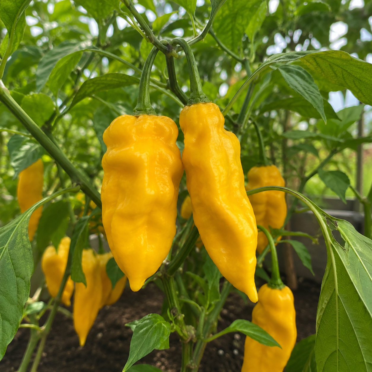 Bhut Jolokia Stamm Assam - C.Chinense