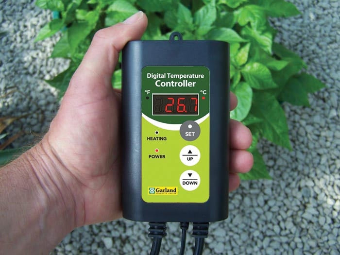 Elektrisk minidrivhus XL med digital temperaturstyring – 50 W