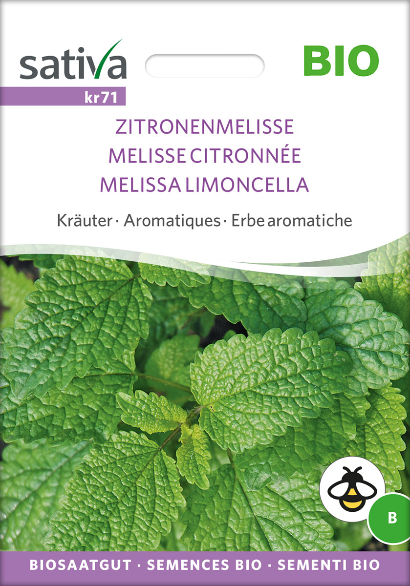 Citronmelisse - Lemon Balm - ØKO