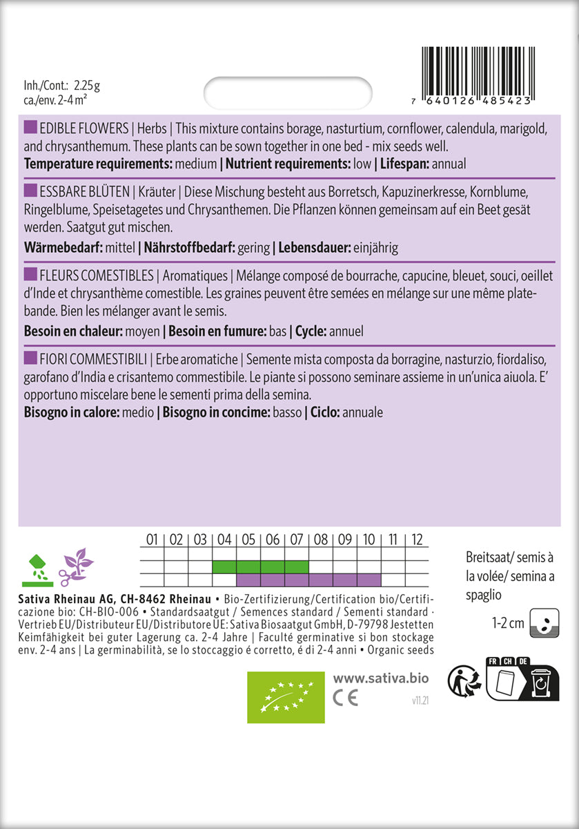 Spiselige Blomster - ØKO