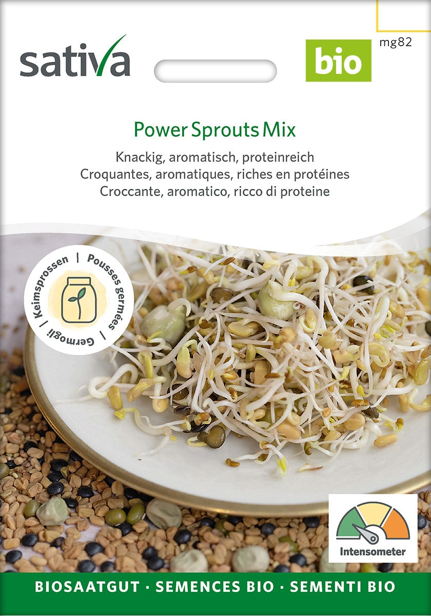 Øko / Biodynamisk power spire mix frø til mikro grønt