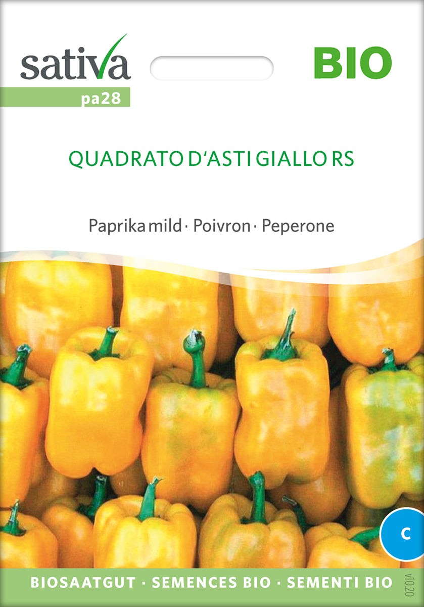 Peberfrugt - Quadrato D'asti Giallo Rs - ØKO