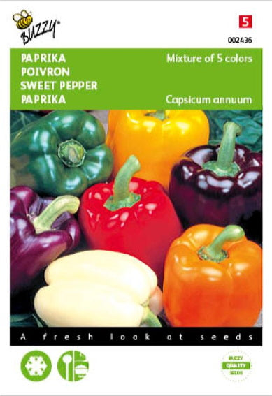Peber frugt mix - 5 colours mixed