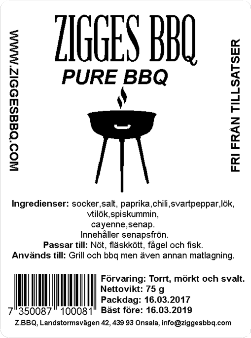 Zigges Pure BBQ