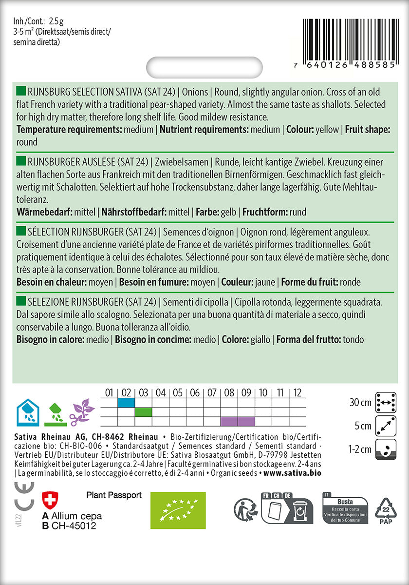 Løg - Durabell (SAT 24) - Selection Rijnsburger - ØKO