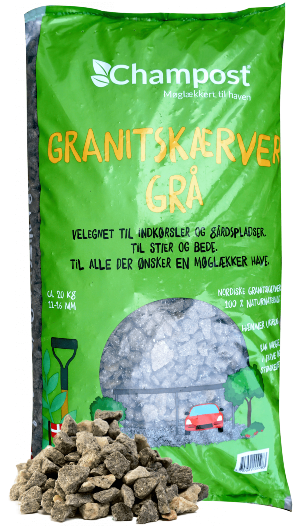 Granit Skærver - Grå