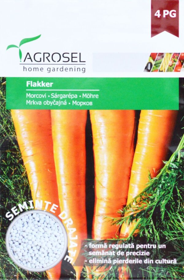 Gulerod - Flakker/Dolanka - PILLEFRØ - PG4