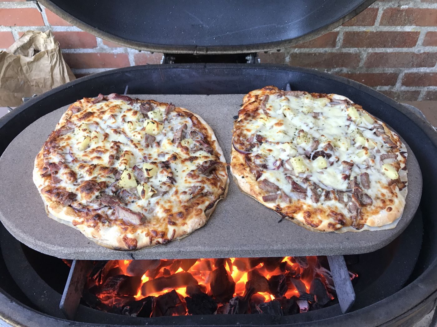 Derfra Hvordan Champagne Fredstone pizza- og bagesten til Weber Q - Bjarne's frø og planter