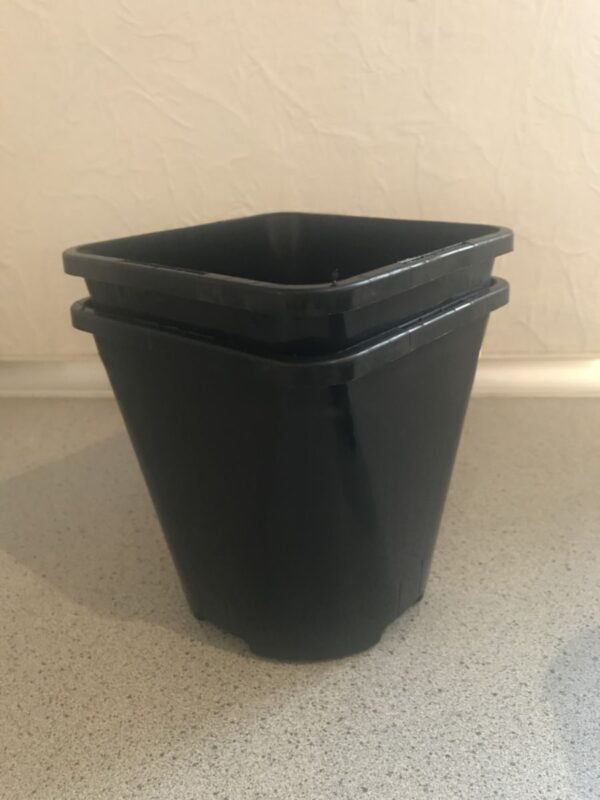 12,5 x 12,5 x 12,5 Blank potte m/ rund bund