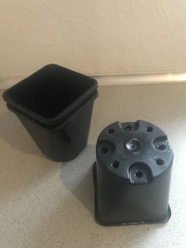 12,5 x 12,5 x 12,5 Blank potte m/ rund bund - Image 2