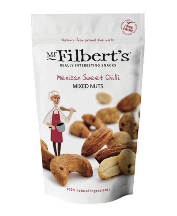 Mr. Filbert's Mexican Sweet Chili Mixed Nuts 110g