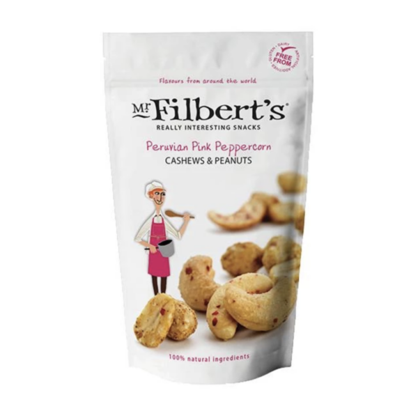 Mr. Filbert's Peruvian Pink Peppercorn Cashews and Peanuts