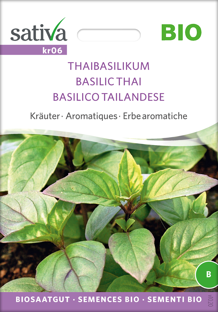 betale sig Lily kursiv Basilikum - THAI BASIL - ØKO - Bjarne's frø og planter