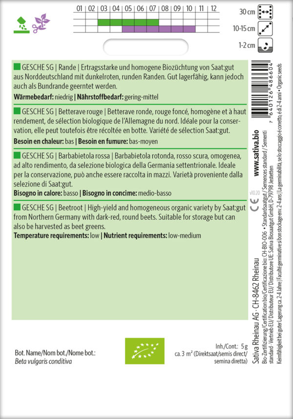 Rødbede - Gesche Sg - ØKO - Image 2