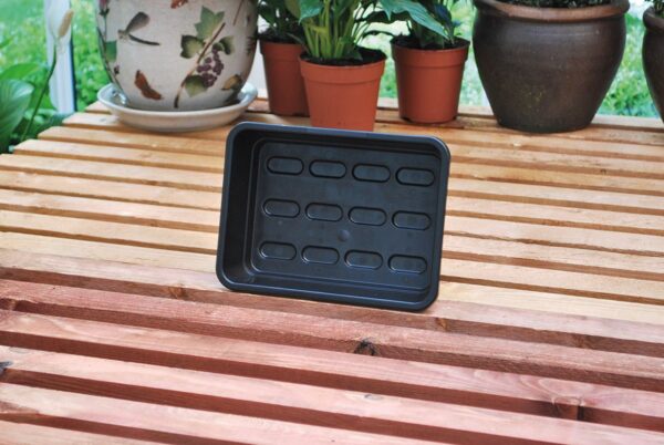 Sort plast bakke 23x17x6cm - Image 2