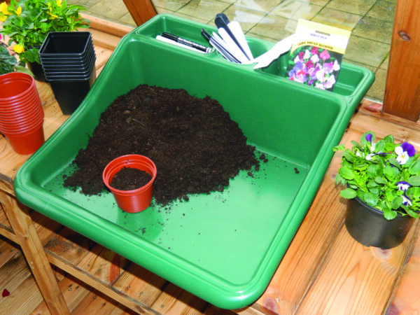 Kompakt Tidy Tray - Hobby bakke - Grøn - Image 2