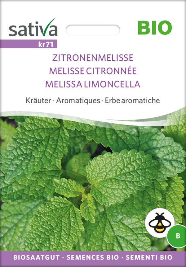 Citronmelisse - Lemon Balm - ØKO